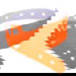 plastic admission wristbands - neon orange Unprinted vinyl tape - neon orange