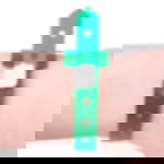 plastic admission wristbands - green Unprinted vinyl tape - green