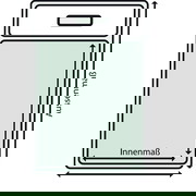 ID card holder cheque card format portrait