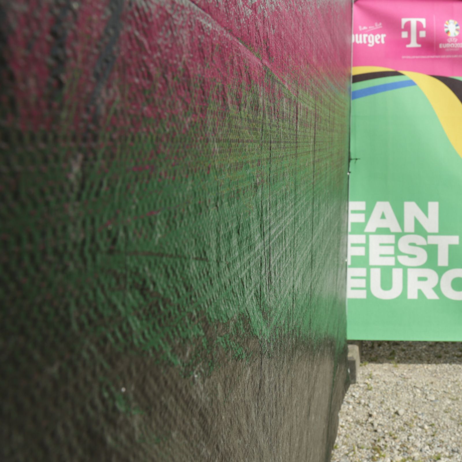 Bauzaunplane schwarz 3,41 x 1,76 m - schwarz