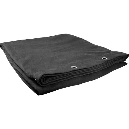 Molton Vorhang geöst 3 m breit x 6 m hoch - 3 m x 6 m