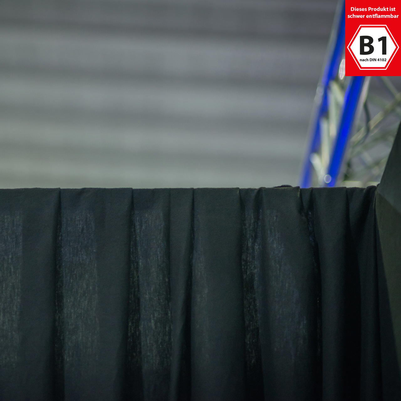 Decorative molton B1 – sold by the metre - black