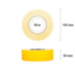 Adhesive cloth tape, extra matt - sun yellow Adhesive cloth tape extra matt GT 102 - sun yellow