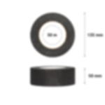 Adhesive textile tape - black Adhesive textile tape GT Tex - black