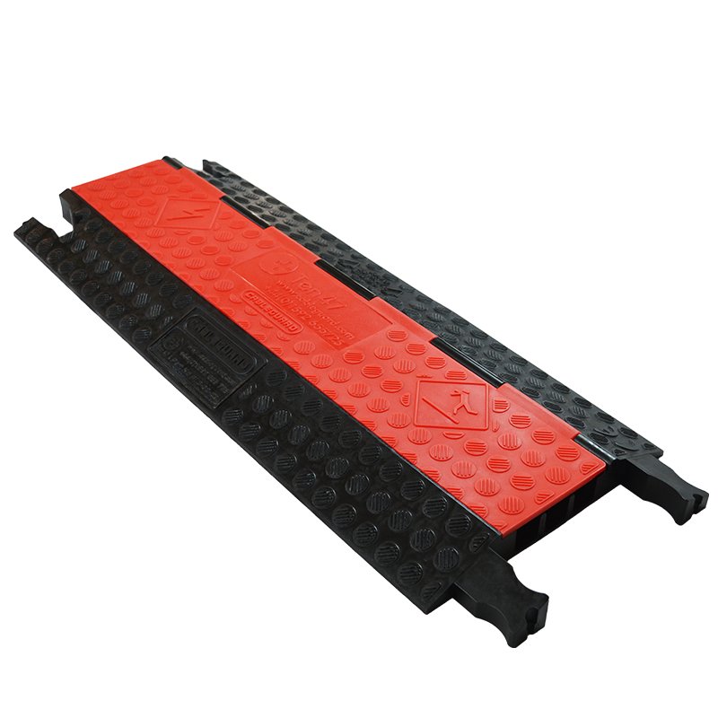 Cable Ramp Red Line 3-Channel 22° angled ramp product photo (Article No. 2011075)