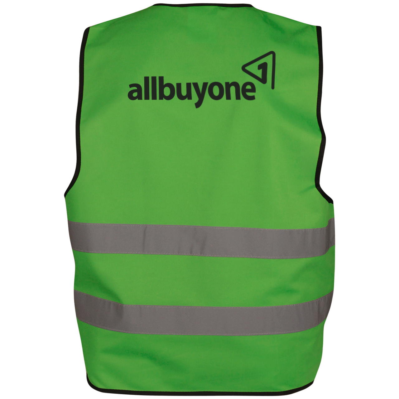 Signalweste - bedruckbar - 2-seitig - 1-farbig - grün