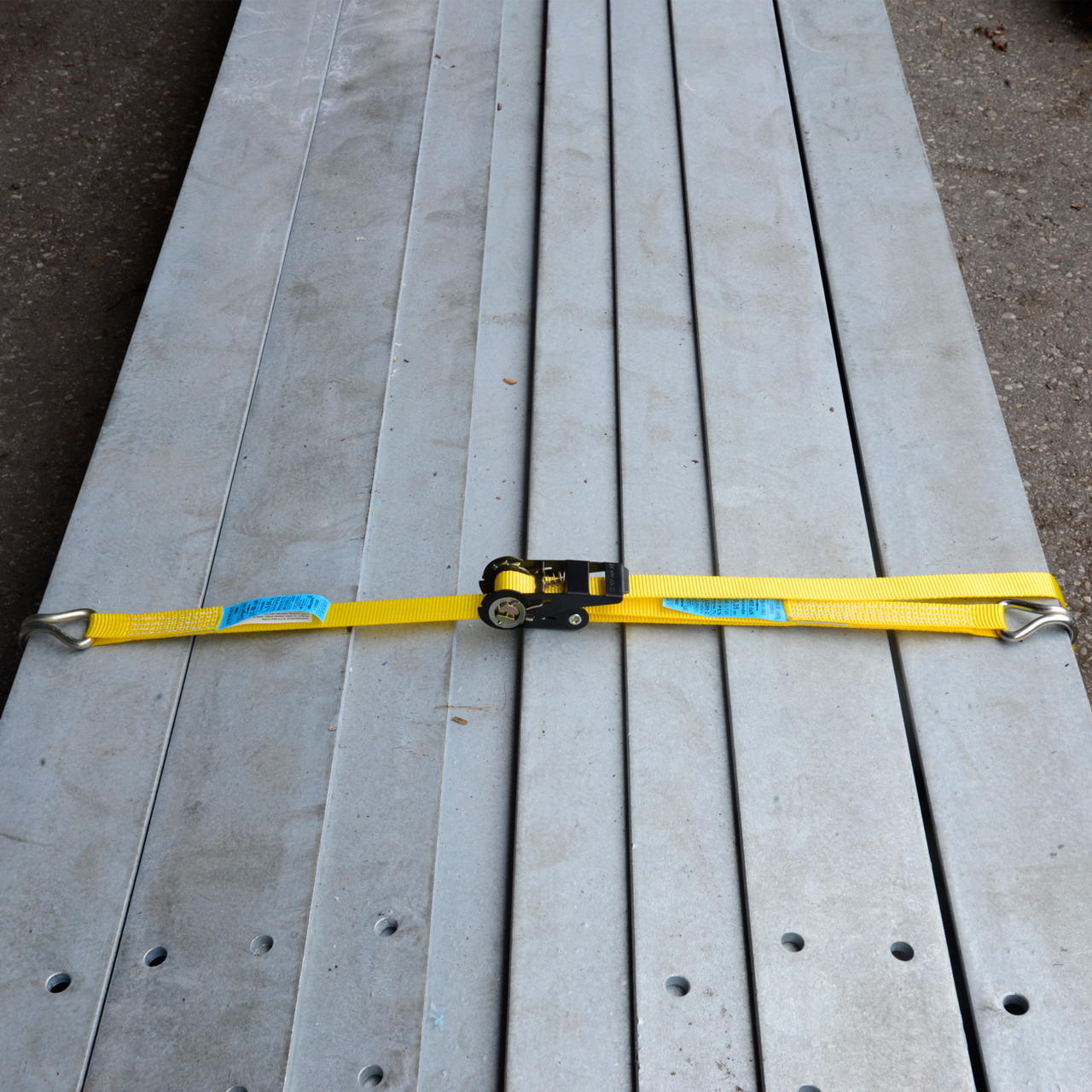 Spanngurt gelb - 2-teilig