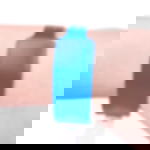 Plastik Einlassbänder - blau Vinyl Bänder unbedruckt - blau