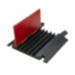 CableGuard Red Floor 5-to-Red Line 5 Adapter, 5-channel Cable Protector Transition Adapter Red Floor 5 to Red Line 5 open lid (Article No. 2011046)