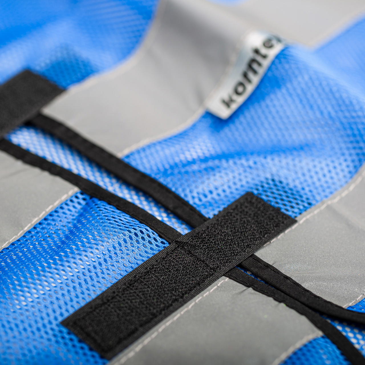 Mesh signal vest - blue - S/M