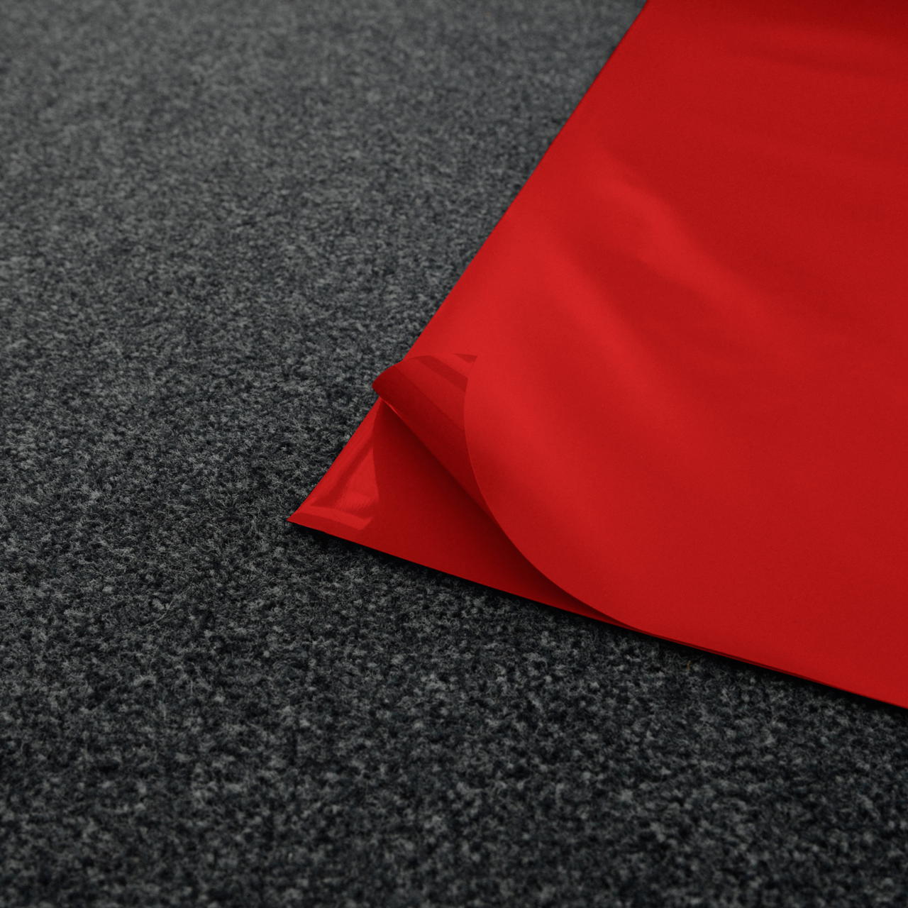 PVC Lackfolie Rolle rot, 30 m x 130 cm rot - rot