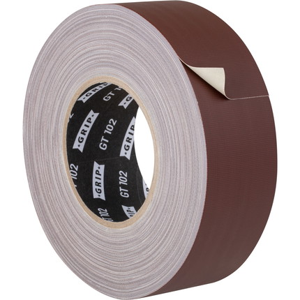 Adhesive cloth tape extra matt GT 102 - dark brown
