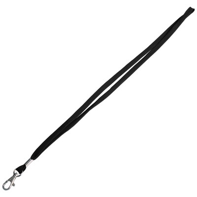 lanyard with carabiner | black
