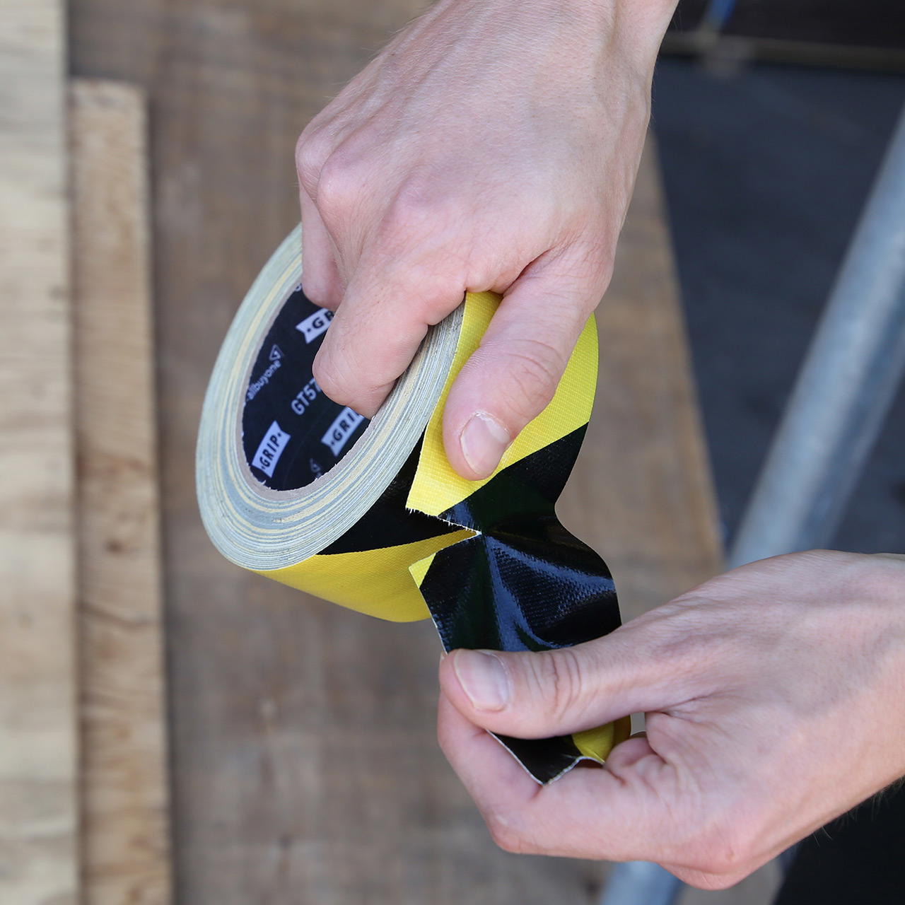 Caution tape GT 571 - black-yellow