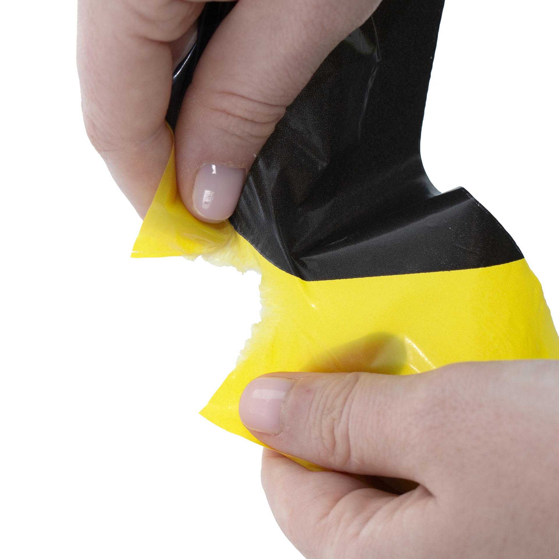 Barrier tape 500 m LDPE red white | yellow black - black-yellow