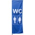 Preview: "WC" - replacement flag for site fence / container