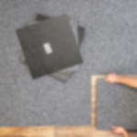 carpet tiles - mottled grey Carpet tiles loop pile 50 x 50 cm, B1 - mottled grey