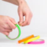 uv active adhesive tape - 12 mm x 4.5 m Artist Tape Set – UV-active adhesive tape in 4 neon colours - 12 mm x 4.5 m