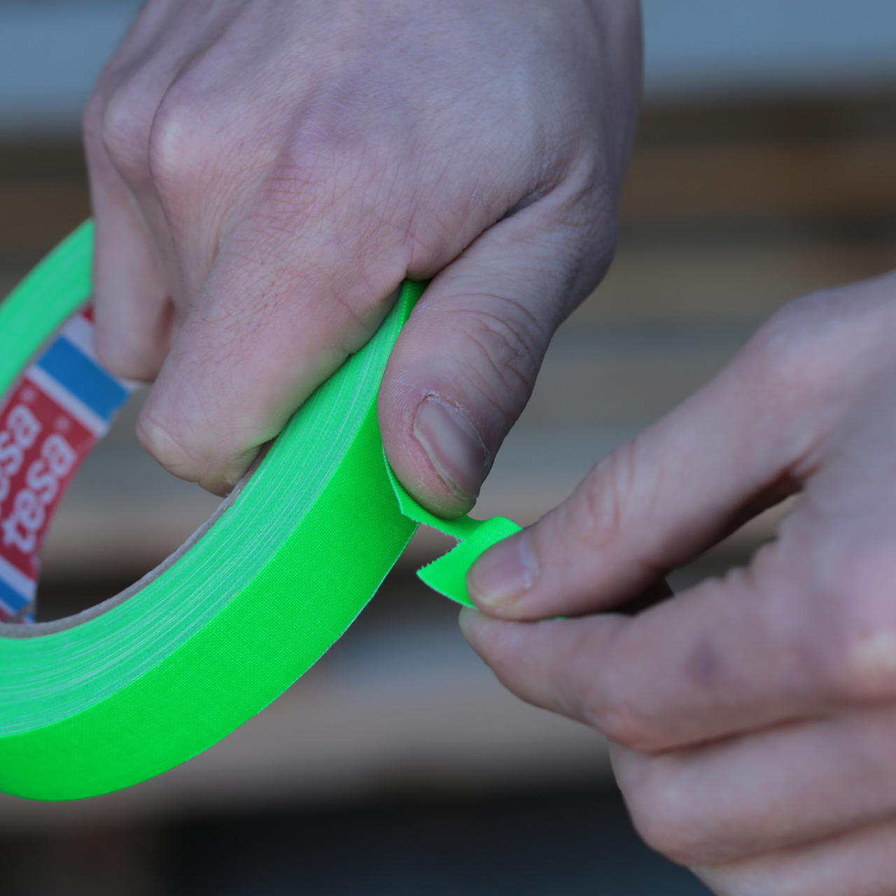 tesa Highlight Band 4671 - fluoreszierend grün