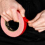 professional adhesive cloth tape - red GT PRO cloth tape - 25 mm - red