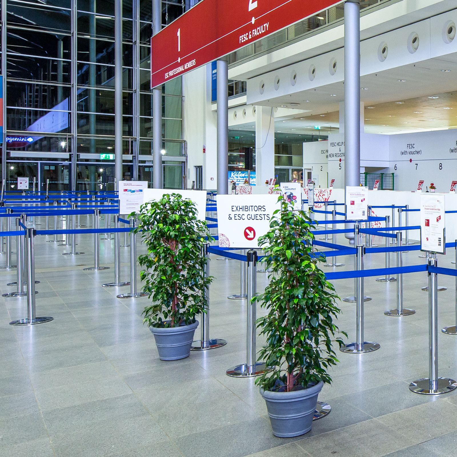 Tensabarrier Advance 889 - blau - Edelstahl geschliffen