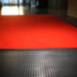 Nadelfilz Teppichboden B1 - hellgrau Nadelfilz Velours B1 - hellgrau