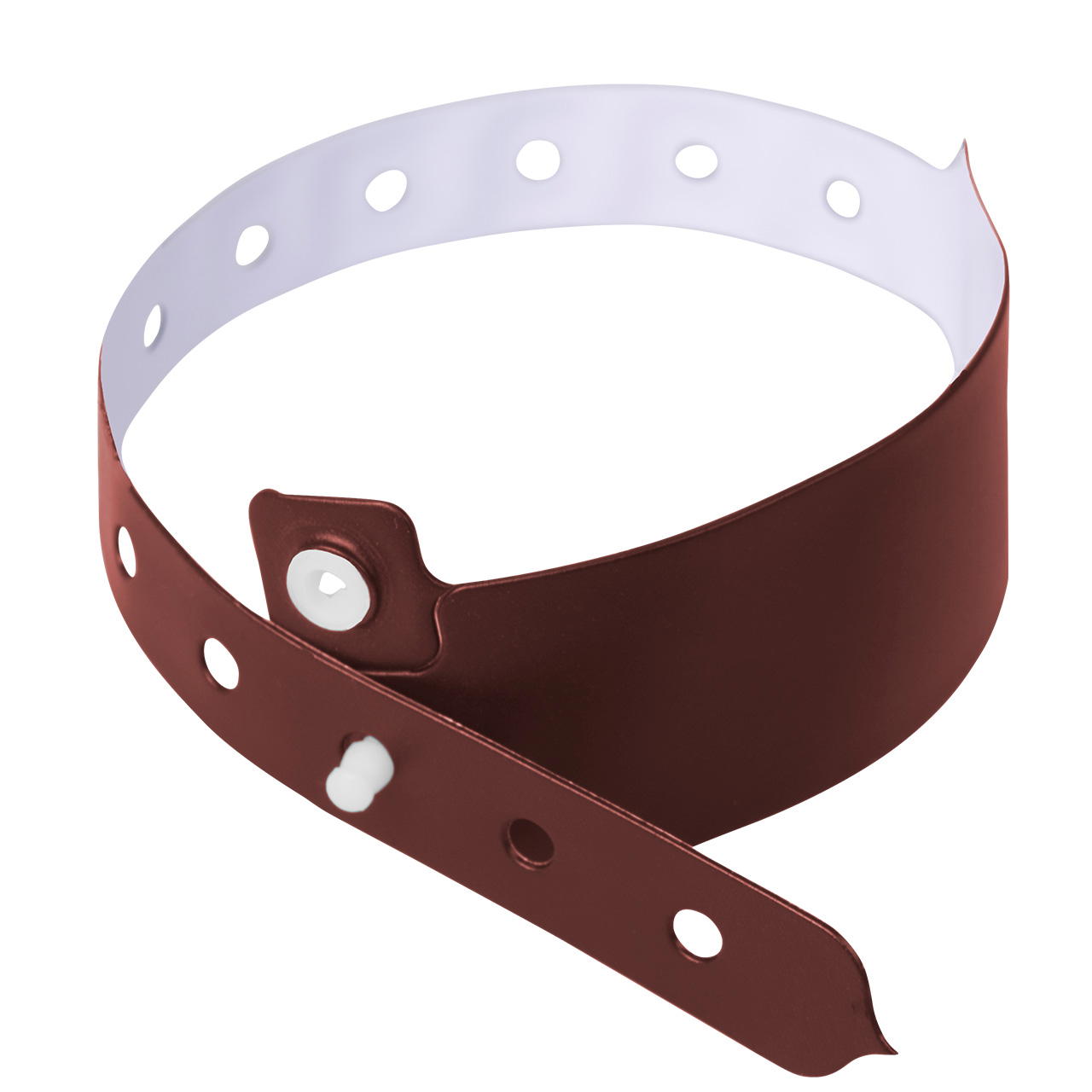 Vinyl Bänder unbedruckt - braun