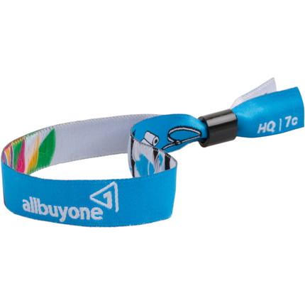 Stoff Eintrittsbänder gewebt - 1-seitig - Plastik-Verschluss (selbstverschließend)