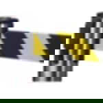 belt posts - yellow-black (warning labelling) Premium belt posts – stainless steel - yellow-black (warning labelling)