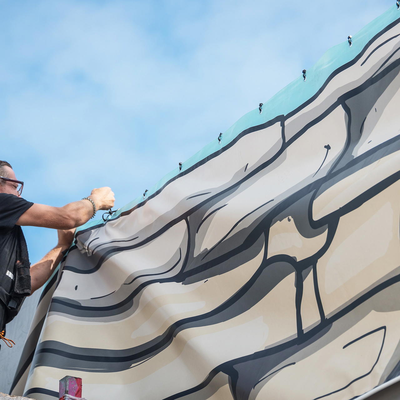 endless banner tarpaulin - 0,80 m