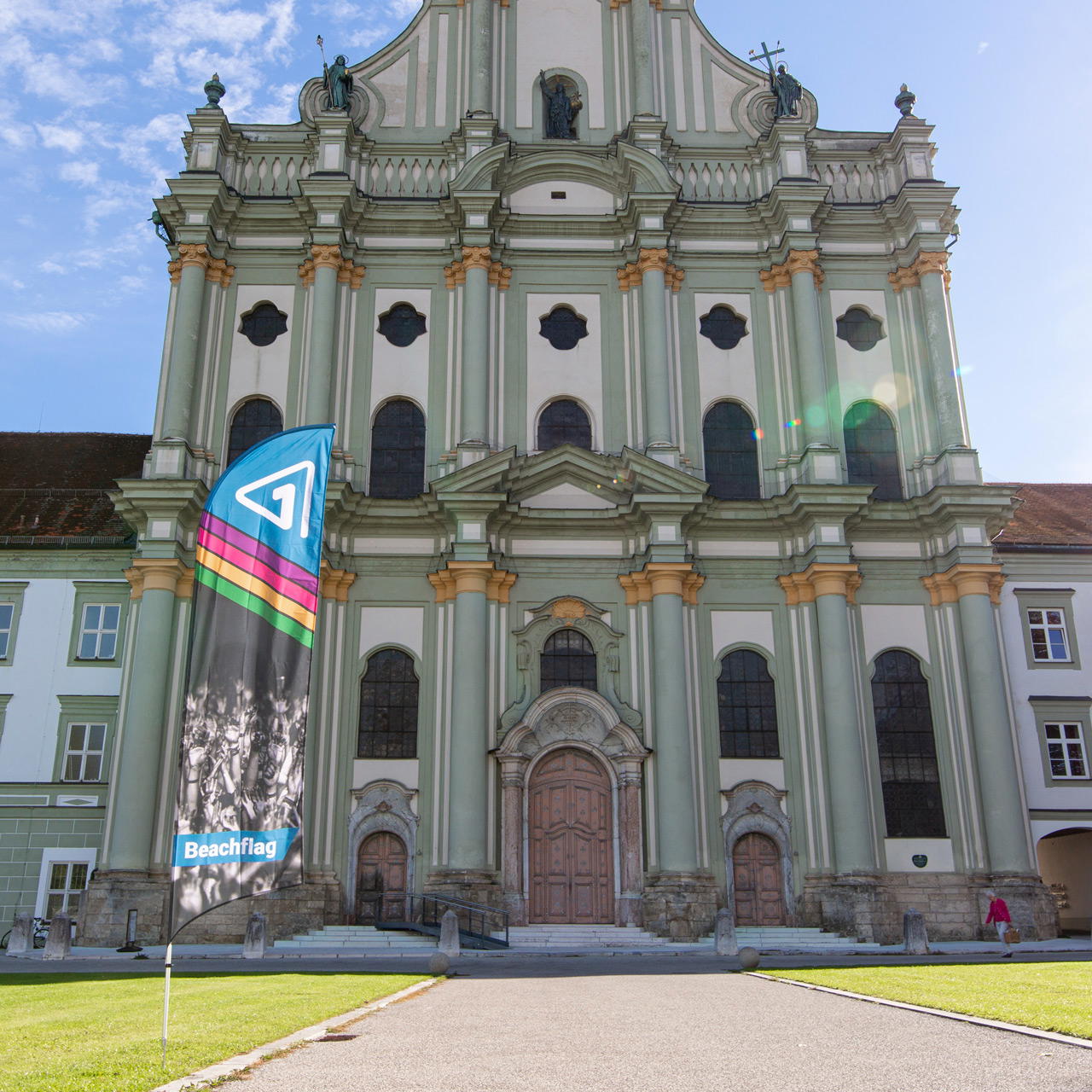 Beachflag Premium Curved - M