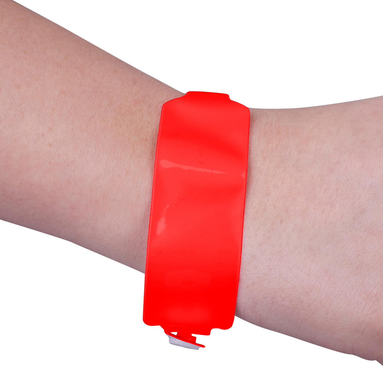 Unprinted vinyl tape - neon red