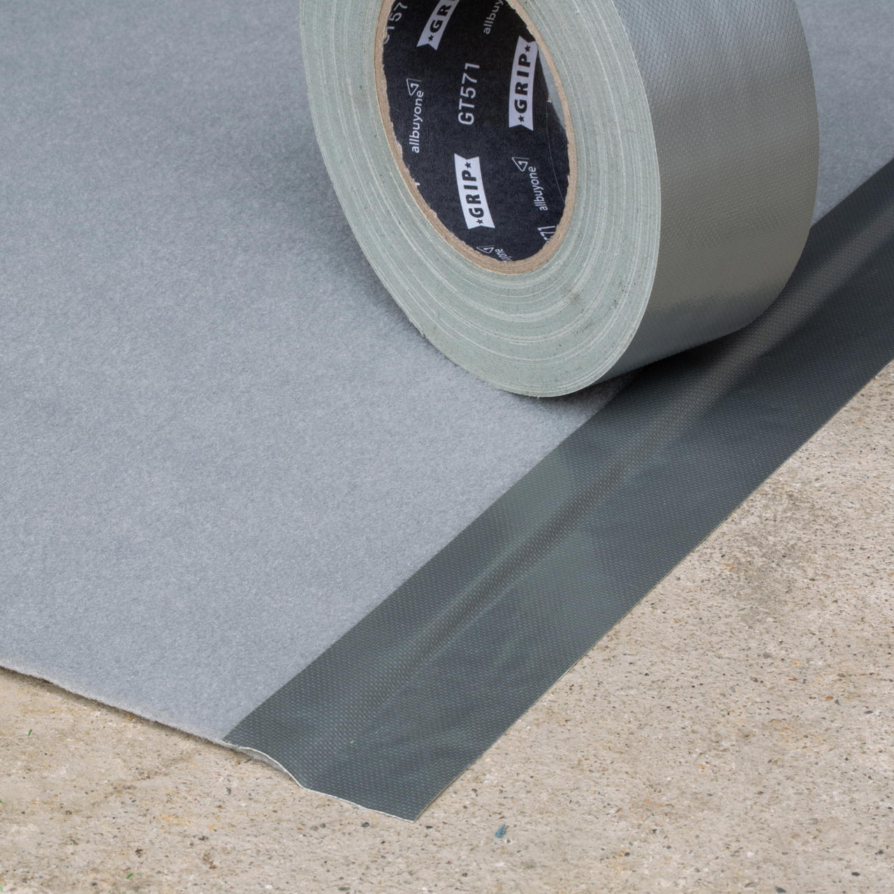 Nadelfilz Velours B1 - hellgrau