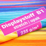 Displaystoff opak stretch 235 g/m²