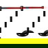 Preview: Plastic belt barrier posts