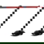 belt barrier posts - black Plastic belt barrier posts - black - red