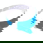 Plastik Einlassbänder - blau Vinyl Bänder unbedruckt - blau