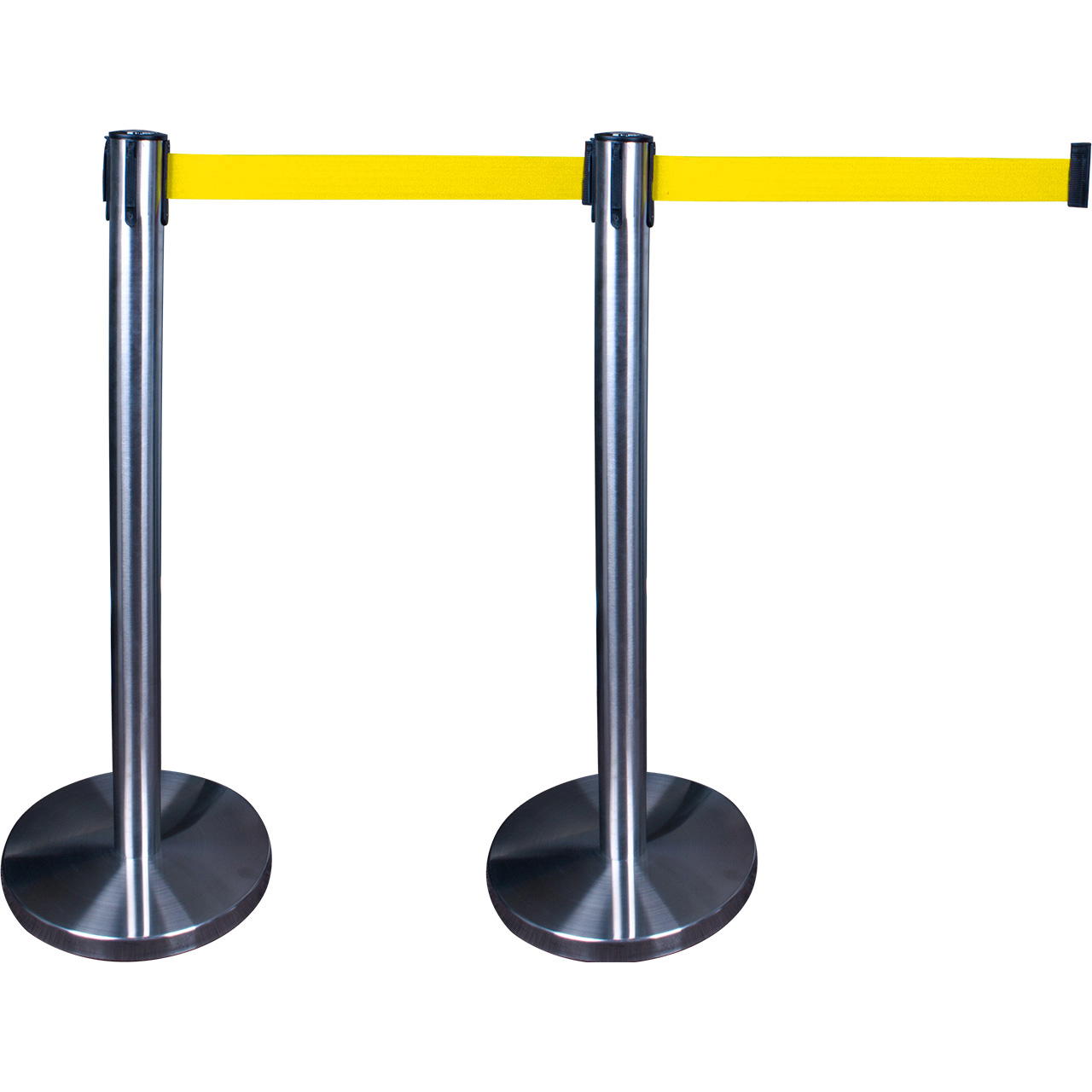 Premium belt posts – stainless steel - signal yellow