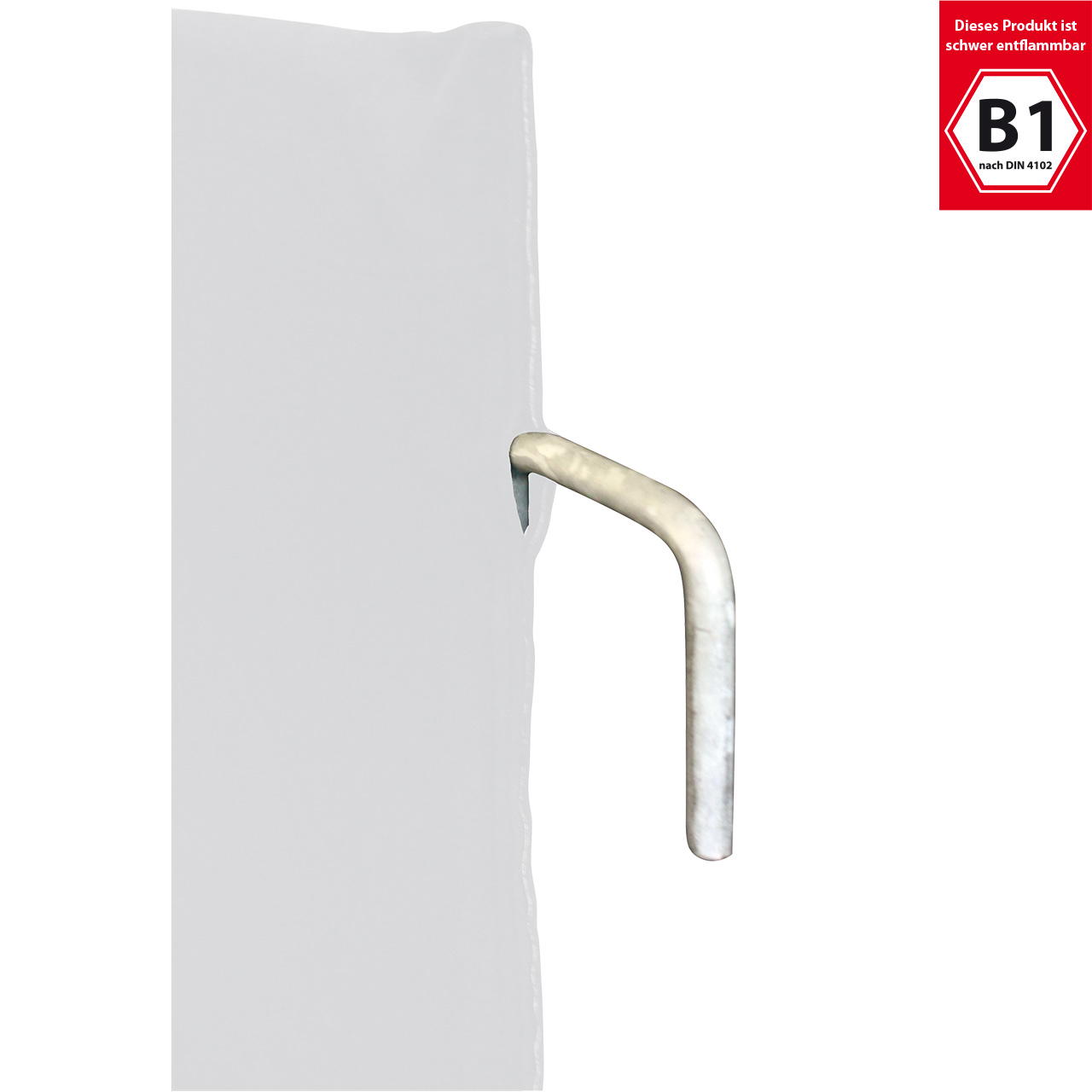 Moltonhusse B1 - weiß