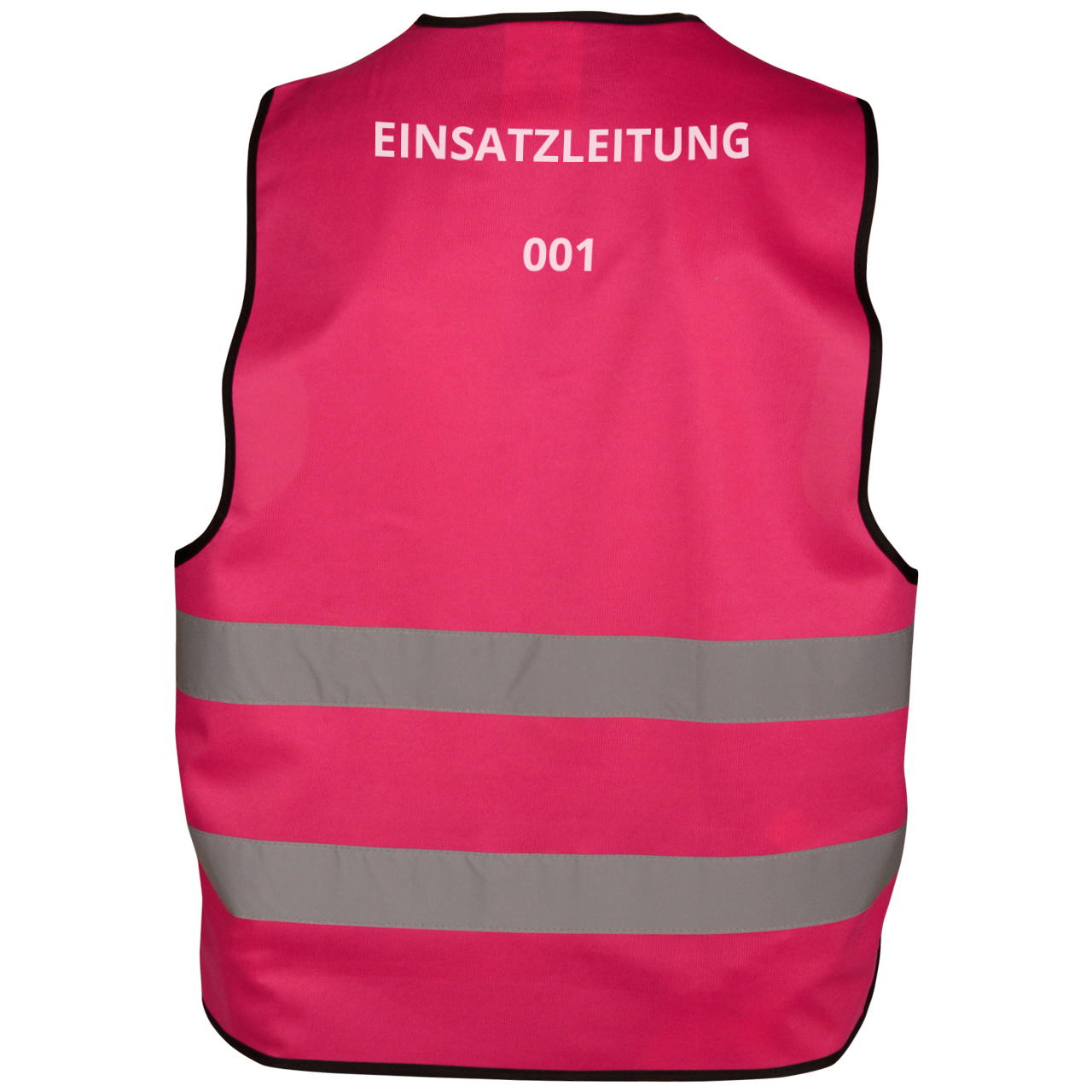 Signalweste - bedruckbar - 2-seitig - 4-farbig - pink