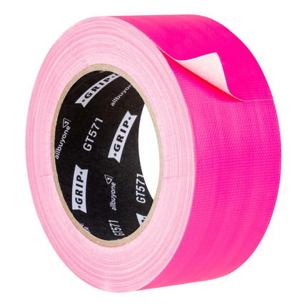 Adhesive cloth tape NEON GT 571 - neon pink