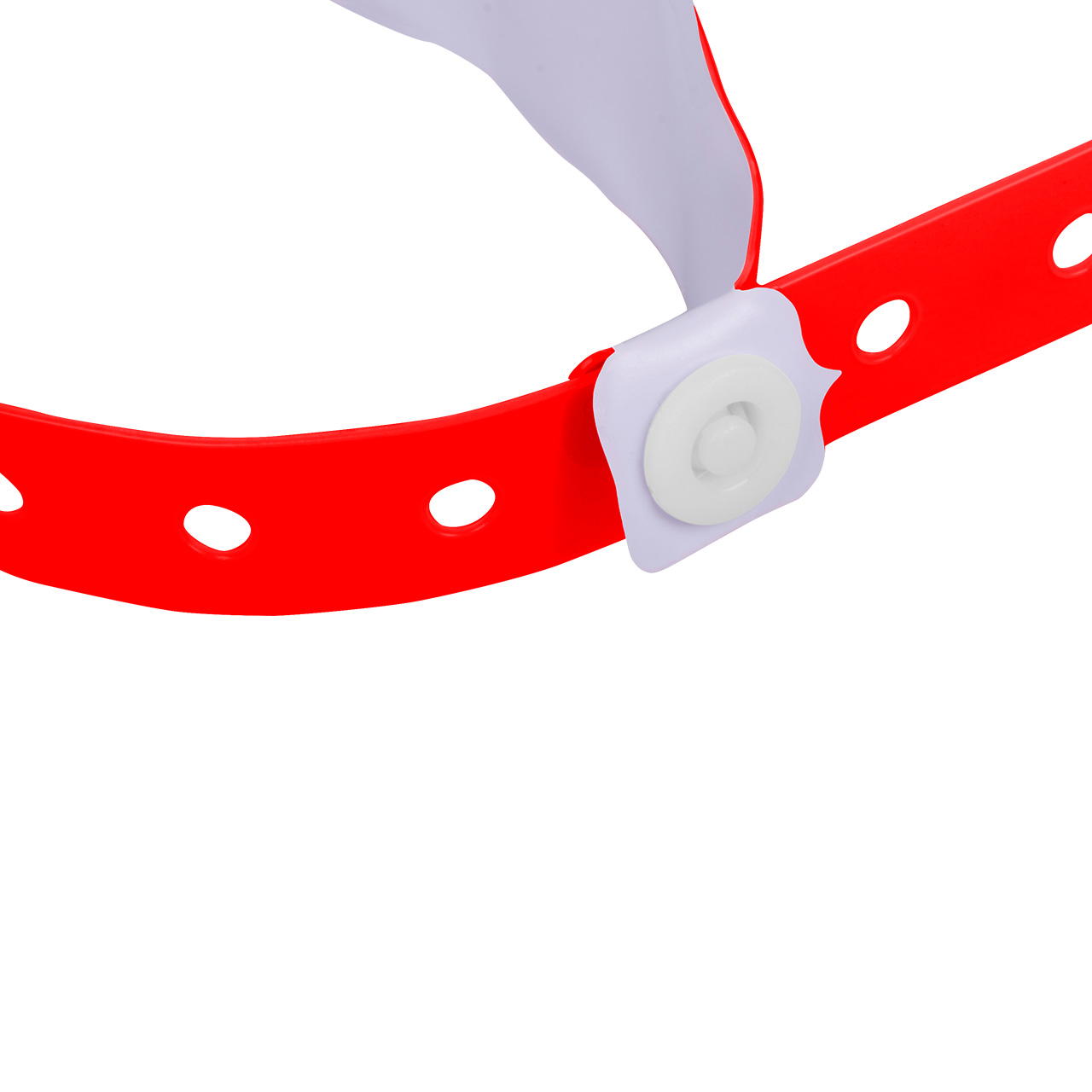 Vinyl Einlassbänder bedruckt (1c) - neonrot