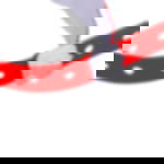 vinyl admission wristbands - neon red Printed vinyl admission wristbands (1c) - neon red