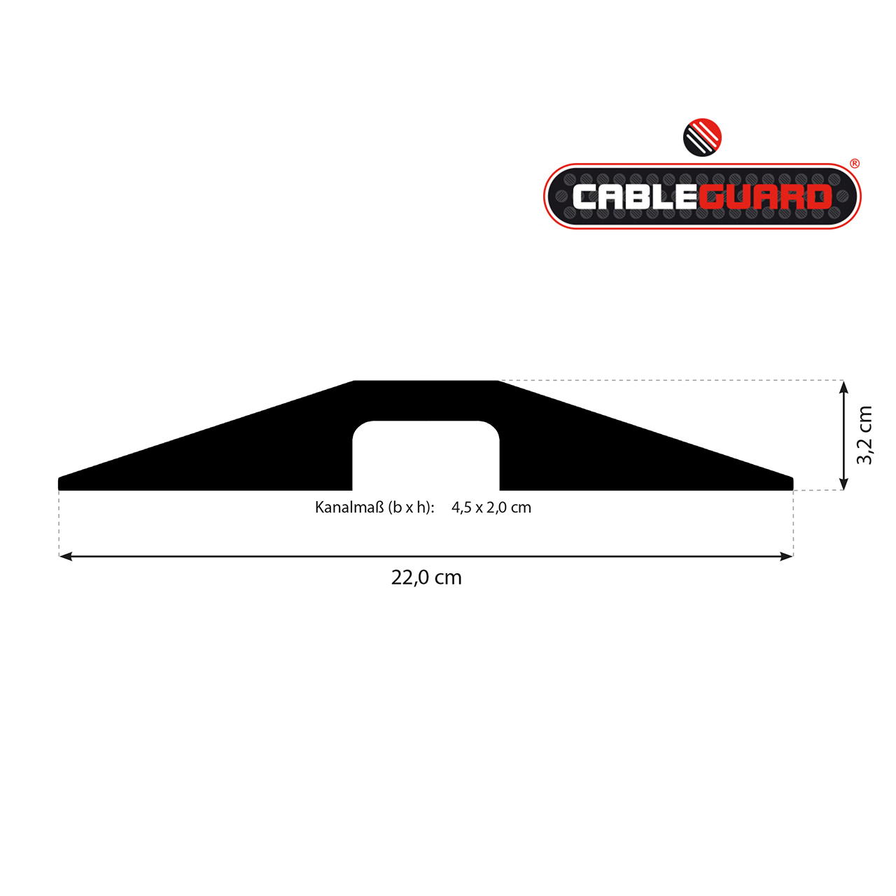 Event cable protectors – Cableguard, Cablecover - black