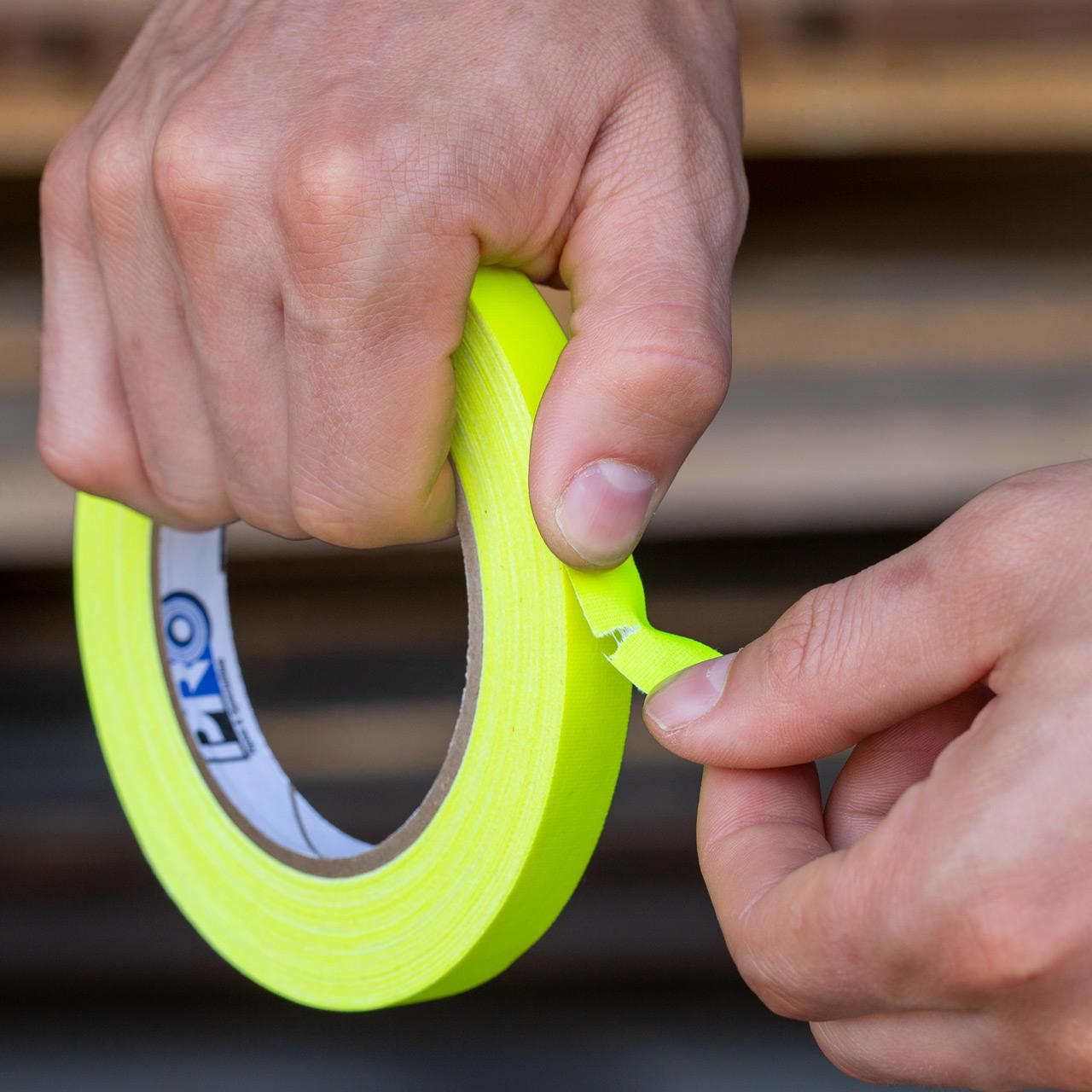 Pro Gaff Tape - 12 mm - neongelb