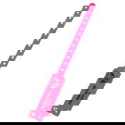 Printed vinyl admission wristbands (1c) - neon pink