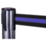 belt posts - black-blue Premium belt posts – stainless steel - black-blue
