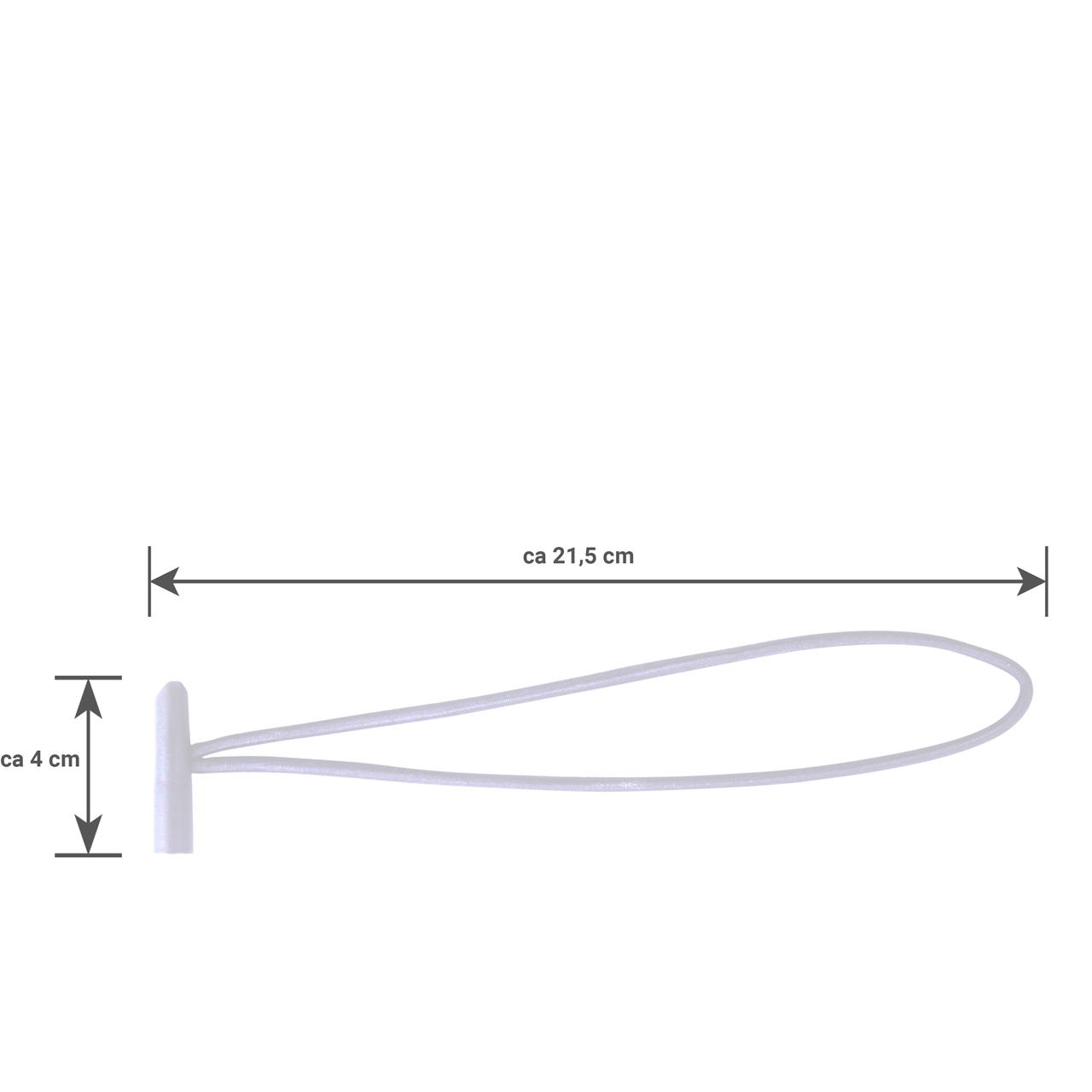 bungee loops - white