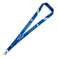 Sustainable lanyards | 20 mm - Carabiner Standard - without security seal - without clip