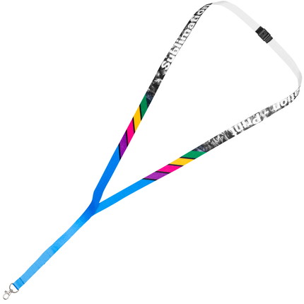 Lanyards bedruckt 1-seitig - 10 mm - Karabiner Standard - mit Sicherheitsverschluss